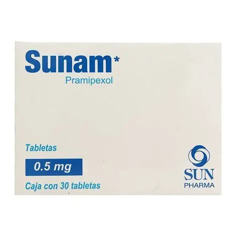 PRAMIPEXOL 0.5 MG 30 TABLETAS
