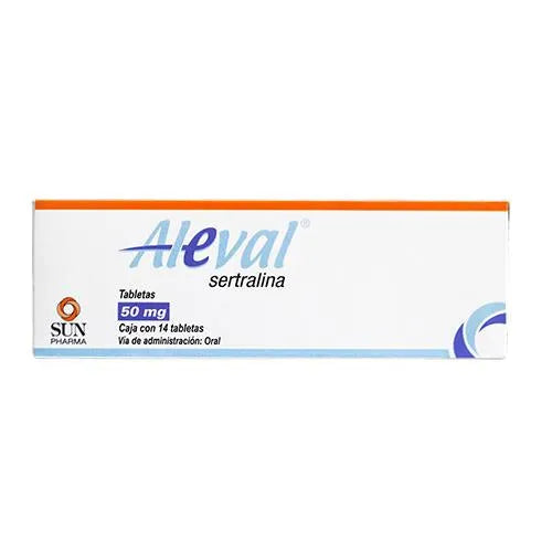 ALEVAL SERTRALINA 50 MG C/ 14 TABLETAS