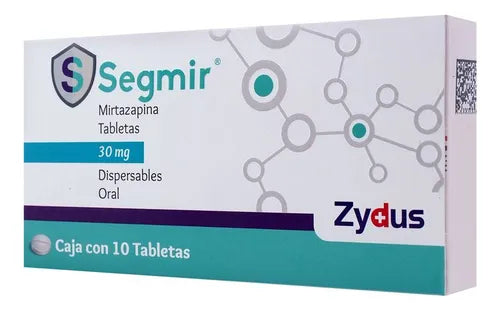 MIRTAZAPINA 30 MG C/ 10 TABLETAS
