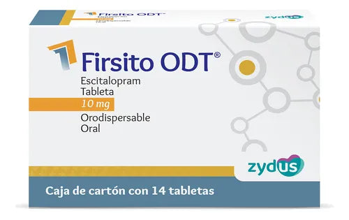FIRSITO ODT ESCITALOPRAM 10 MG C/ 28 TABLETAS
