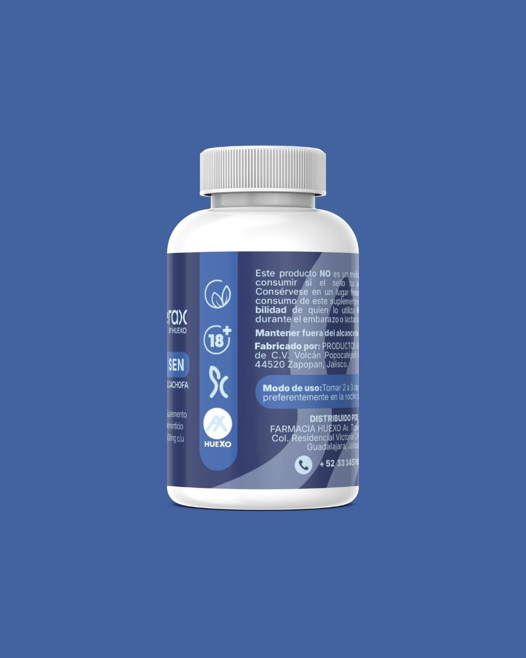 SUPLEMENTO ALIMENTICIO LIGERAX (HOJA SEN, ALCACHOFAS, TE VERDE)