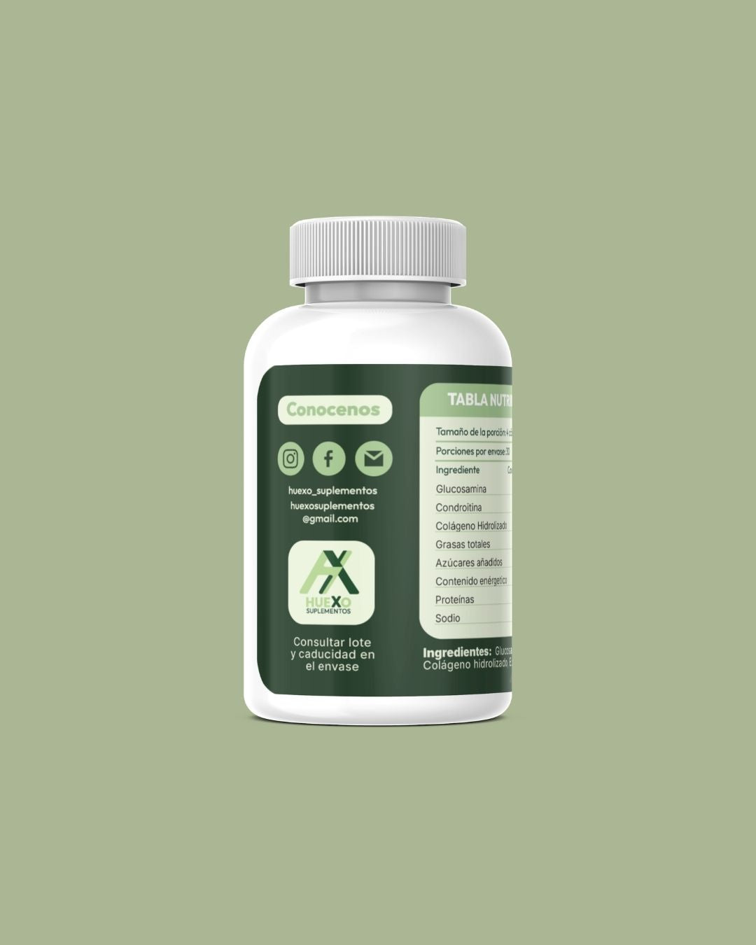 Articulax (glucosamina, condroitina, colágeno tipo II)